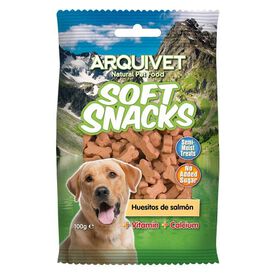 Huesitos Soft snacks Arquivet para perros sabor Salmón