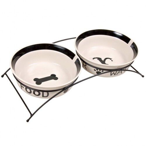 Set tazones Trixie Eat on Feet para perros color Blanco, , large Imagen numero 3