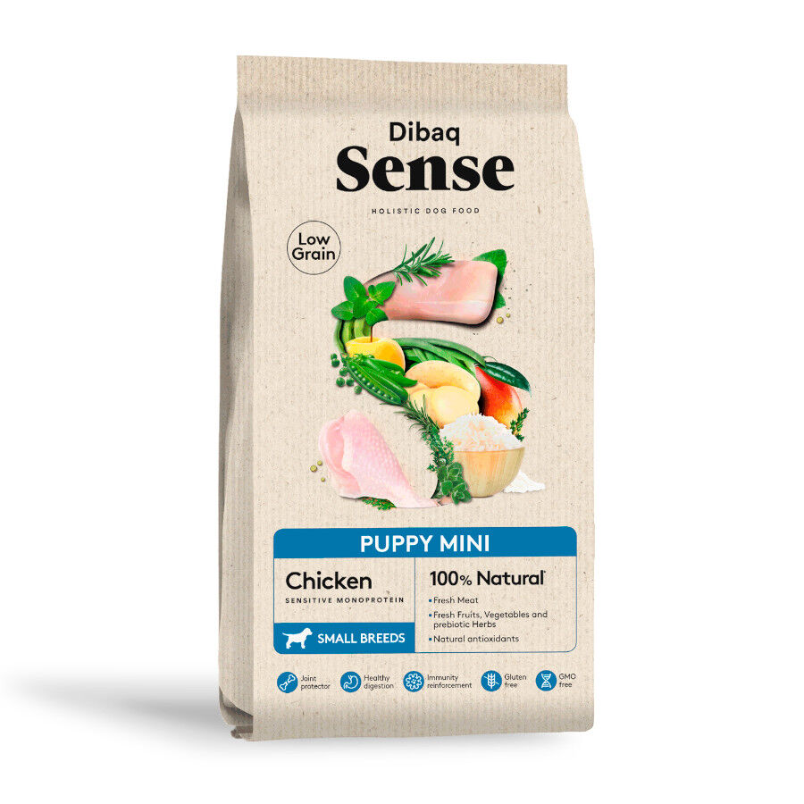 2 kg Dibaq Sense Low Grain Puppy Mini Pollo Pienso para perros, , large Imagen numero 1