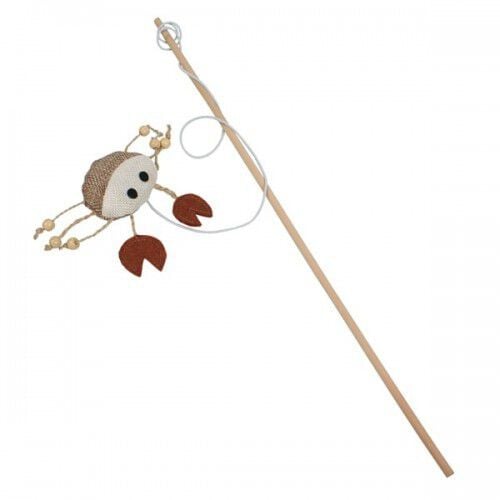 Palo con cangrejo colgante para gatos color Marrón