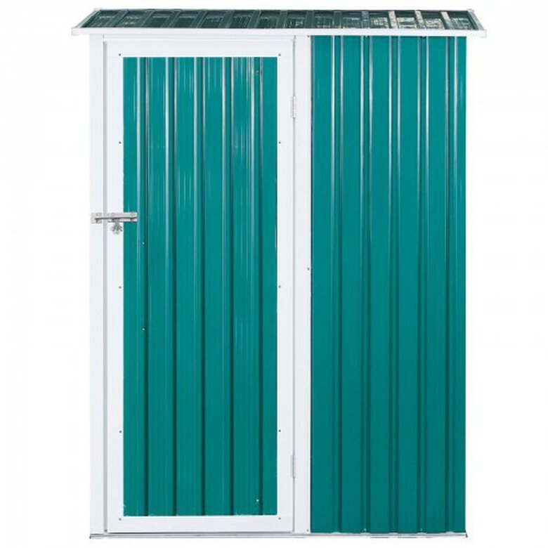 Caseta de jardín con puerta Outsunny color Verde, , large image number null