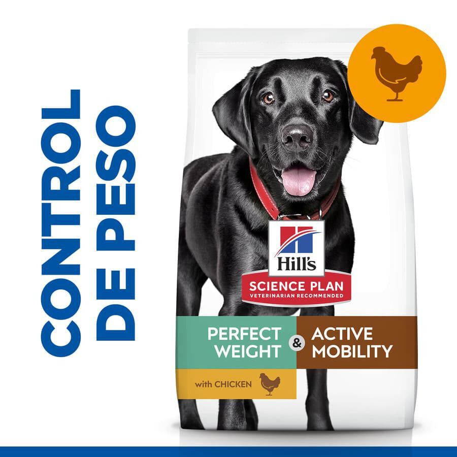 Hill&#039;s Science Plan Perfect weight y Active Mobility pollo pienso para perros grandes thumbnail