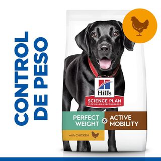 Hill's Science Plan Perfect weight & Active Mobility pollo pienso para perros grandes