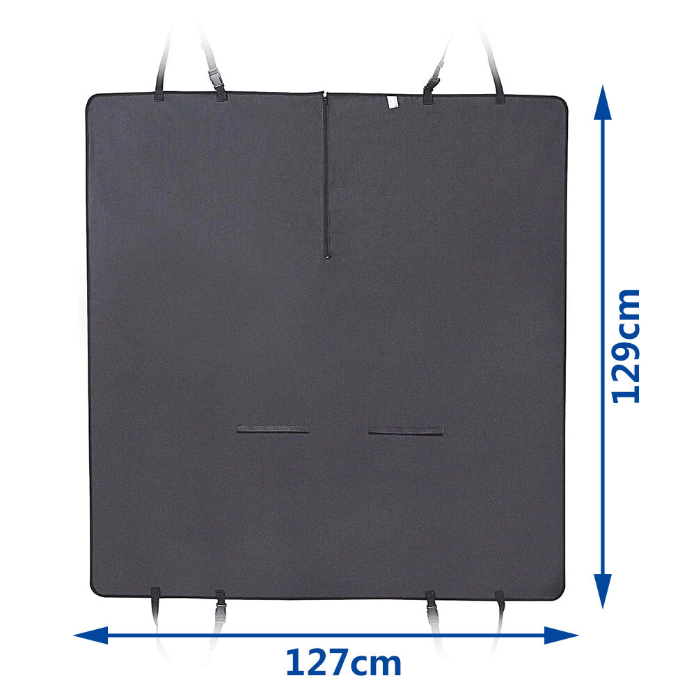 Funda de asiento para mascotas para el asiento trasero, impermeable y duradero (127*129CM), , large Imagen numero 1