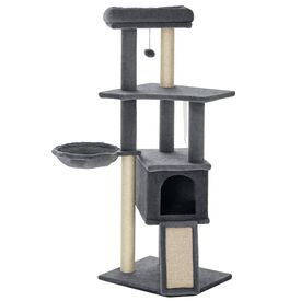 PawHut Árbol para Gatos Gris