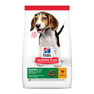 Hill's Science Plan Puppy Adult weight medium pollo pienso para perro