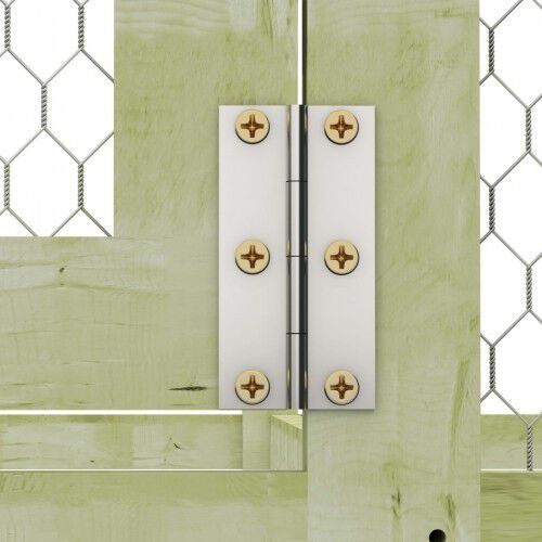 Gallinero de madera y malla para el exterior thumbnail