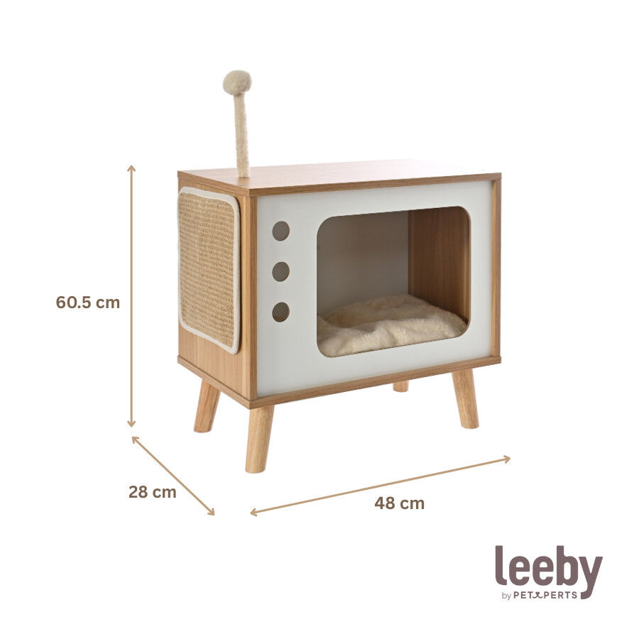 Leeby Thierre TV cama nido rascador  para gatos, , large Imagen numero 5