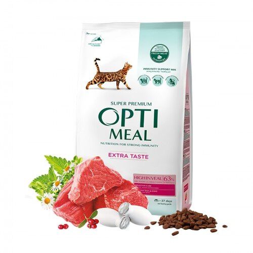 Optimeal Pienso seco para gatos adulto Ternera, , large Imagen numero 5