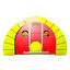 Gallinero HOBBIT rojo y amarillo, , large indicador imagen numero 1