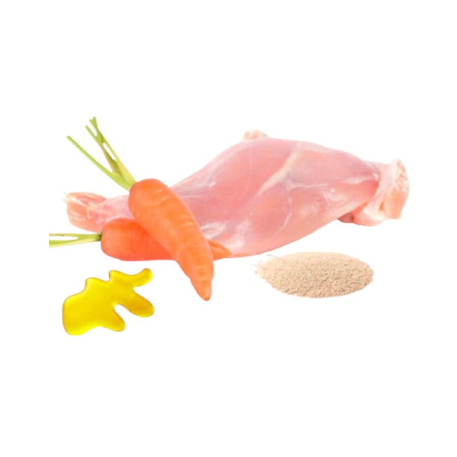 Puro Menú Barf Caza del Día de conejo comida congelada para gatos thumbnail