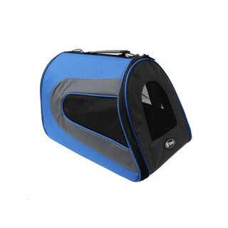 Yatek Transportín plegable Azul para mascotas
