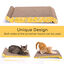 Nobleza 2 Piezas Rascador para Gatos Carton Corrugado, Hierba Gatera Alfombrillas de Cartón Rascador, 40 x 25cm, , large indicador imagen numero 3