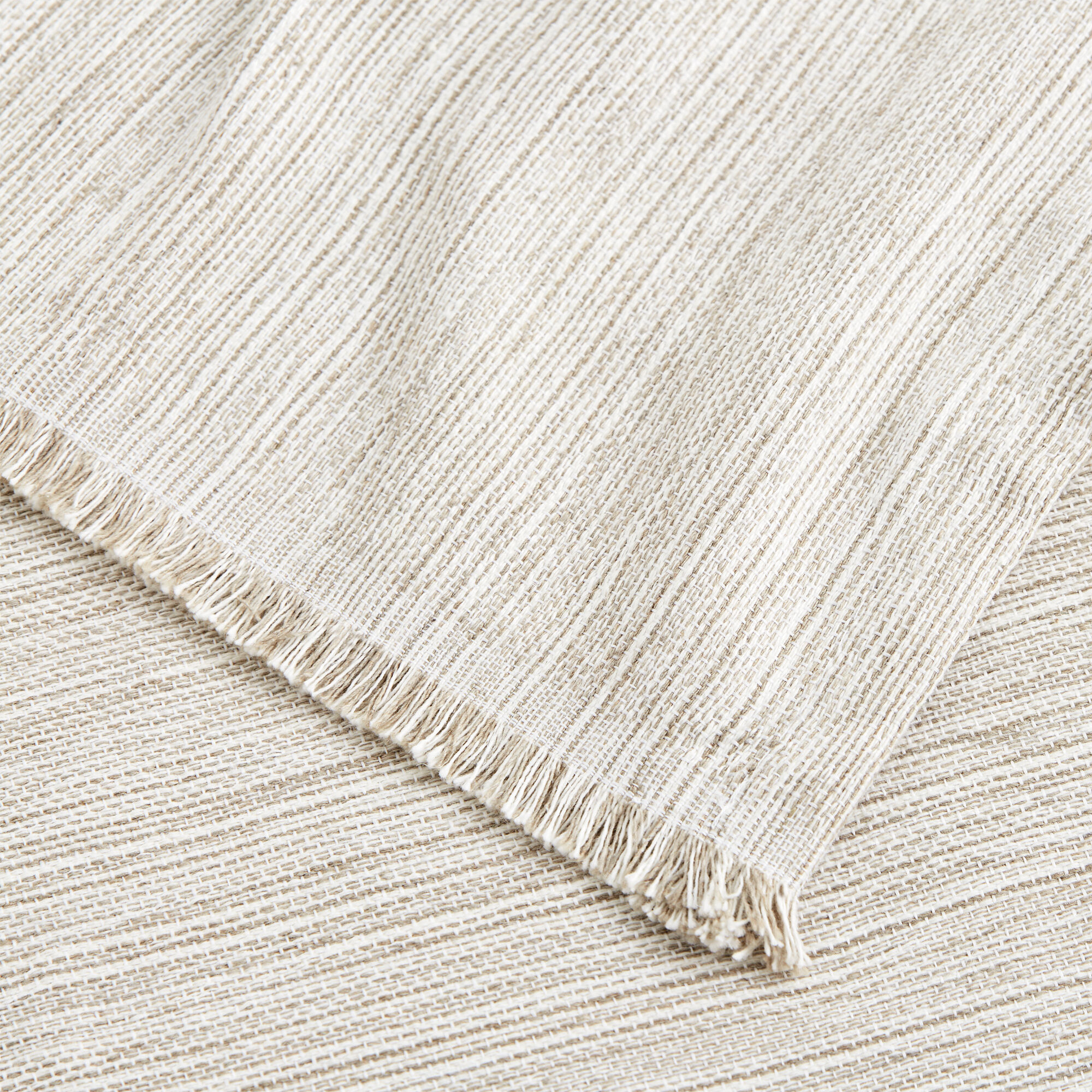 Plaid Multiusos Modelo Trama 230x260 cm Beige, , large Imagen numero 3