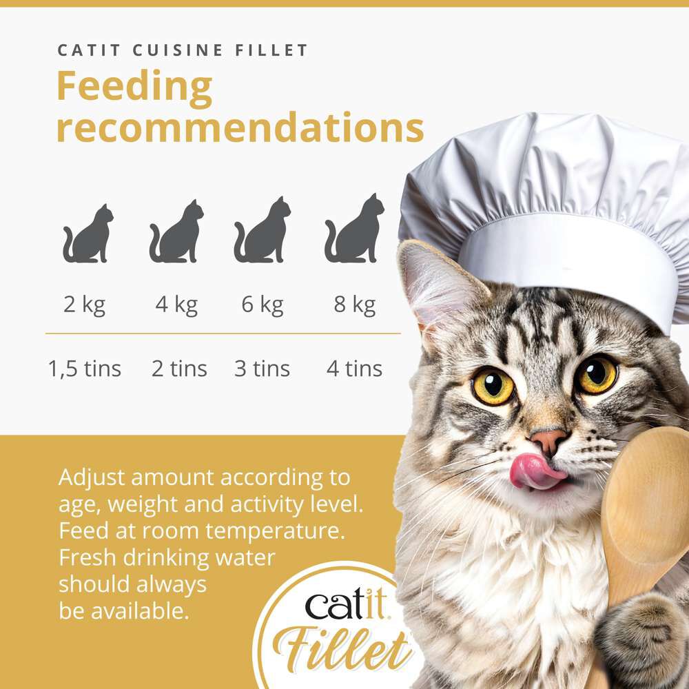 Catit Cuisine Fillet Pollo con Gambas en Caldo, 75g, , large Imagen numero 4