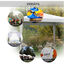 Outsunny Carpa Desmontable 3x3 m Cenador Pabellón de Jardín con 4 Orificios de Drenaje y Marco de Acero Gazebo para Terraza Patio Exterior Camping Blanco, , large indicador imagen numero 5