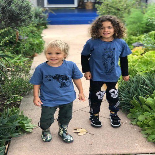 Camiseta Animal Totem niño/a tortuga azul thumbnail