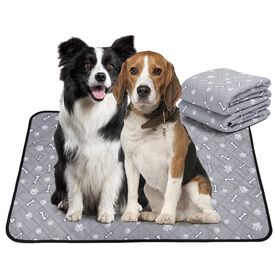 Nobleza Almohadillas de Entrenamiento Lavables para Perros, 2 Piezas Empapadores para Perros Reutilizables, Alfombrilla para Mascotas Superabsorbente, Antideslizante, para Perro y Gato