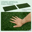 PawHut Inodoro para Perros con 2 Céspedes Artificiales Arenero para Perros con Rejilla y Bandeja para Entrenamiento de Cachorros en Exterior e Interior 67x41x3,5 cm Verde, , large indicador imagen numero 4