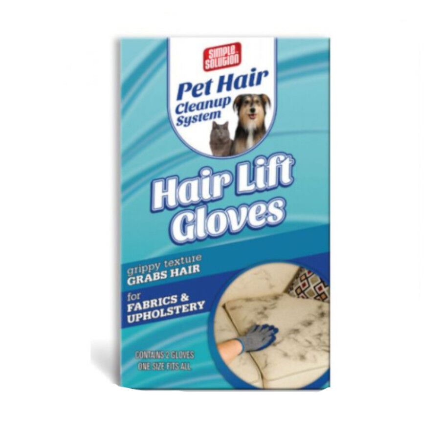 Simple Solutions Guantes de Limpieza de Pelos para perros y gatos, , large Imagen numero 2