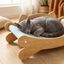 Nobleza Rascador de Gatos 2 en 1 y Cama de Madera, Sof&aacute; Ergon&oacute;mico para Mascotas con Alfombrilla de Sisal Resistente y Dise&ntilde;o Lindo 59*32*20.5cm, , large indicador imagen numero 4