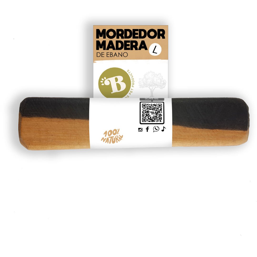BIMORDISCOS Madera de &Eacute;bano para perros Pack 2 x L, , large Imagen numero 4