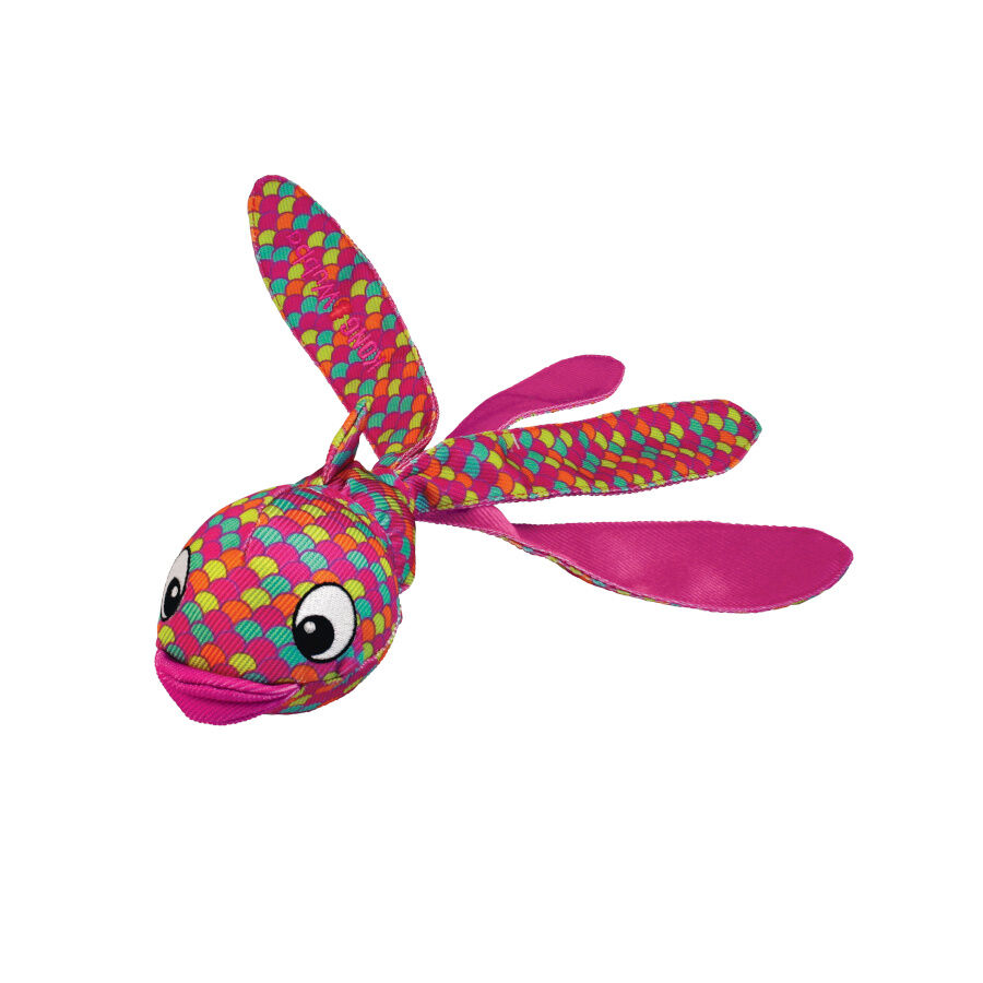 Kong Wubba Finz Pez Rosa juguete para perros thumbnail