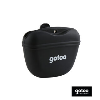 Gotoo Porta premio de silicona negro para perros