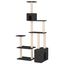 vidaXL &Aacute;rbol para gatos con postes de sisal &Aacute;rbol rascador Torre Juego Gatitos, , large indicador imagen numero 1