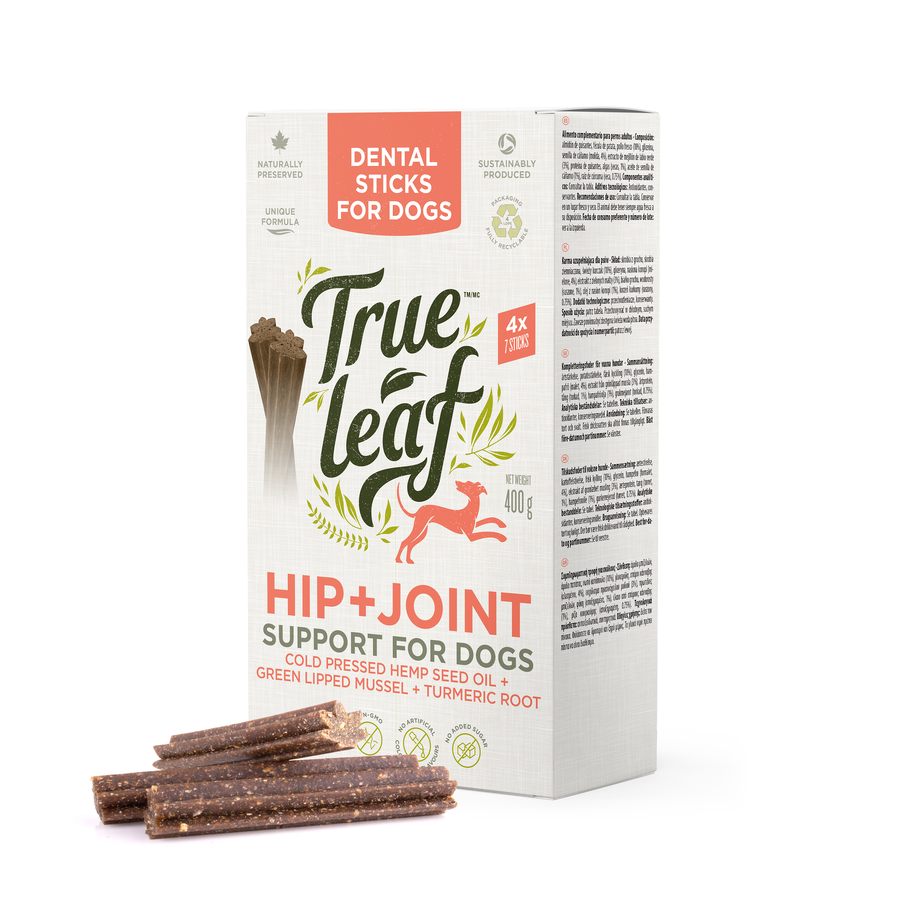 Rue Leaf True Hemp Snacks Dentales Hip+Joint para perros, , large Imagen numero 1