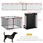 PawHut Parque Plegable de Acero para perros, , large indicador imagen numero 3