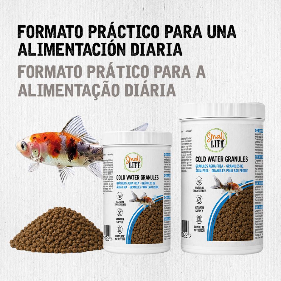 100 ml Small Life Gr&aacute;nulos Agua Fria Alimento para peces, , large Imagen numero 2