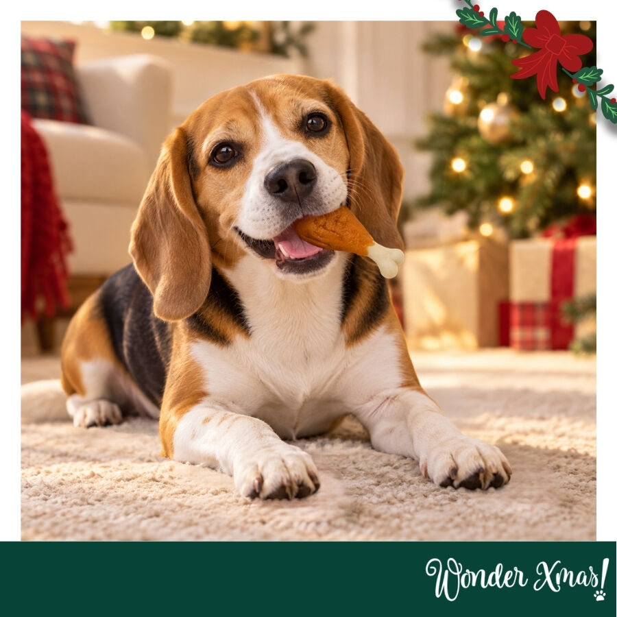 1 pack x 6 uds. Wonder Christmas Muslo de Pollo Snacks para perros, , large Imagen numero 2
