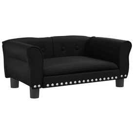 Vidaxl Sofá Cama negro para perros