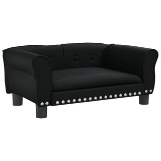 Vidaxl Sofá Cama negro para perros