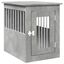 vidaXL Jaula para perros madera ingeniería gris hormigón 55x75x65 cm, , large indicador imagen numero 11
