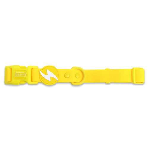 Dashi colorflex collar de TPU amarillo para perros, , large Imagen numero 2