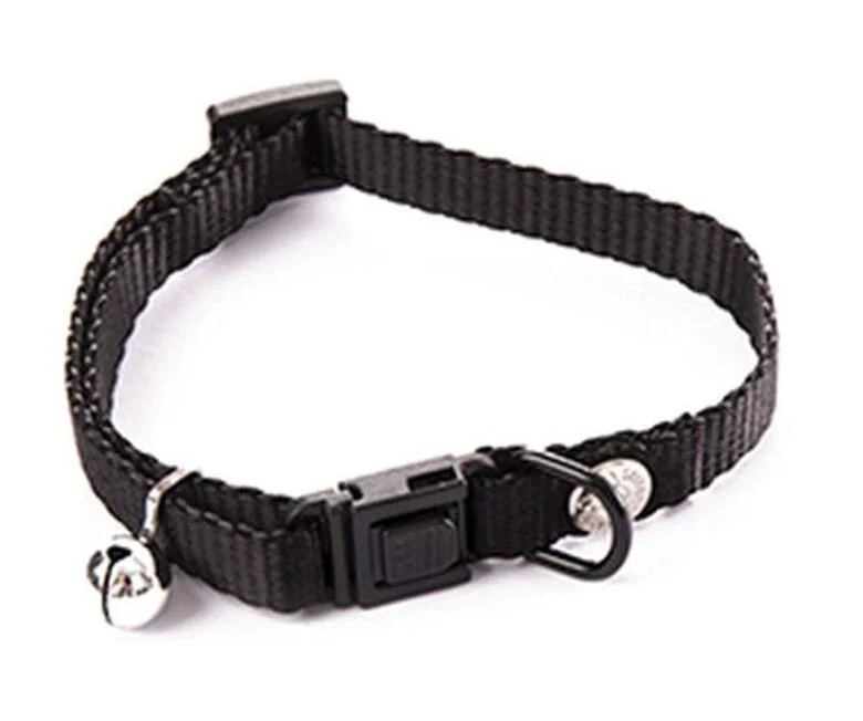 Martin Sellier Collar Antiestrangulamiento Negro para gatos