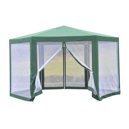 Carpa con mosquitera Outsunny para jard&iacute;n color Verde, , large Imagen numero 3