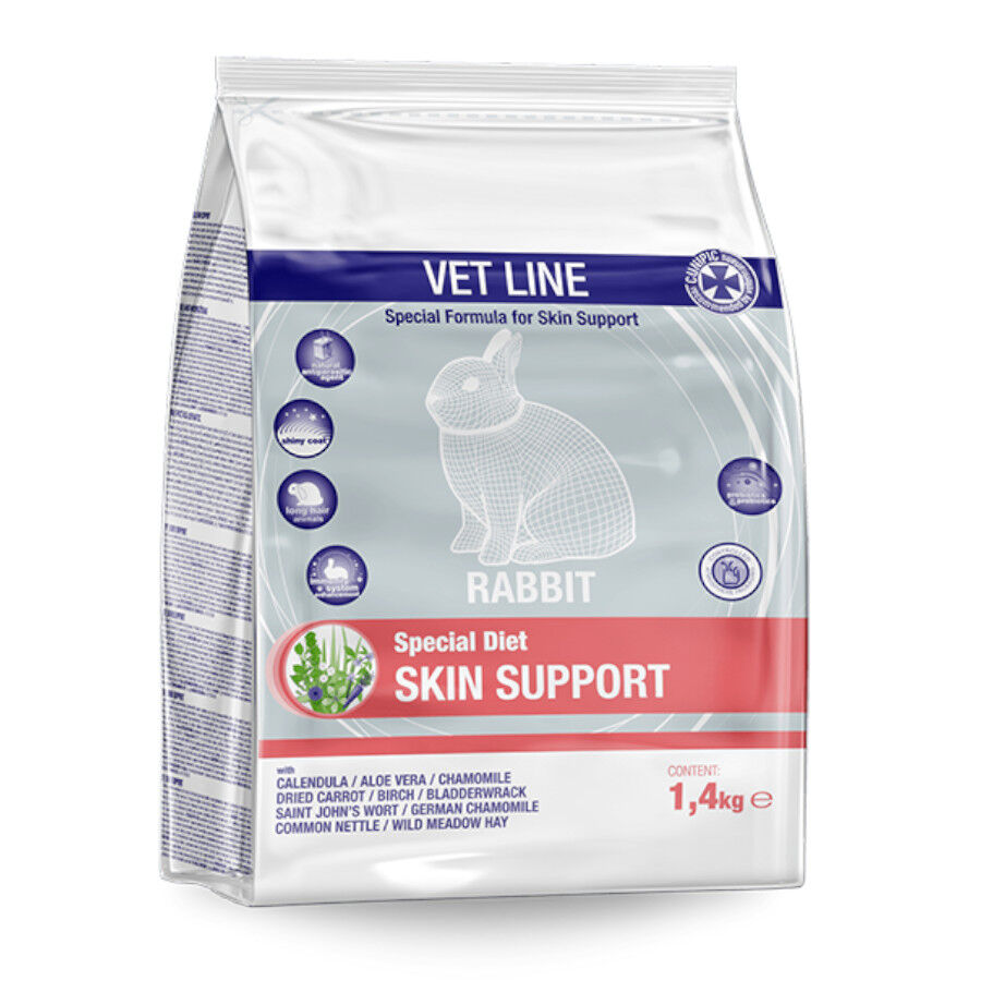 Cunipic Vet Line Skin Support Heno de Prado para conejos, , large Imagen numero 1