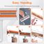 Nobleza Hair Removal Brush Set L19*W18.5*H4.6CM/L12*W12CM/L9*W2CM Black/White&Orange, , large indicador imagen numero 4