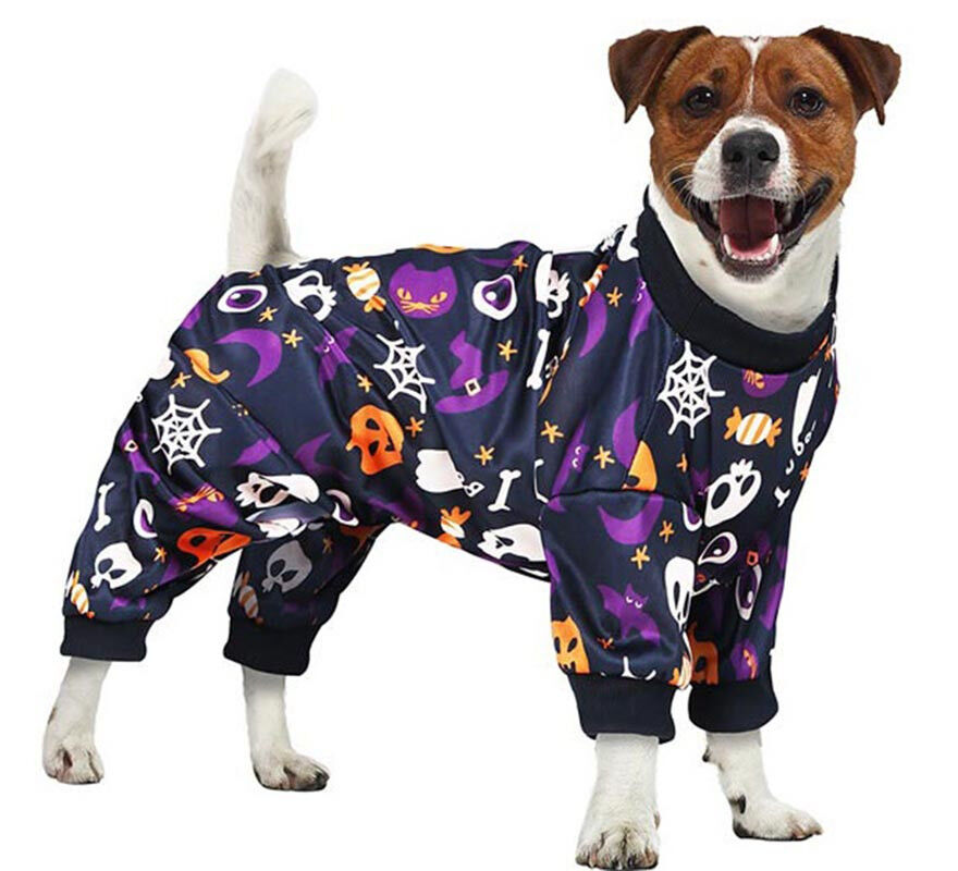 Disfraz de Pijama Dulce o truco p&uacute;rpura para perro, , large Imagen numero 1