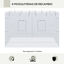 Outsunny 4 Paredes Laterales para Carpa 300x195 cm Mosquitera para Cenador con 6 Ventanas Enrollable Puerta con Cremallera y Bolsa de Transporte Blanco, , large indicador imagen numero 4