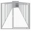 vidaXL Caseta perro corral acero galvanizado gris claro 110x1017x110cm, , large indicador imagen numero 2