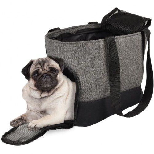 Bolso transport&iacute;n Cilou 4 para mascotas color Gris, , large Imagen numero 2