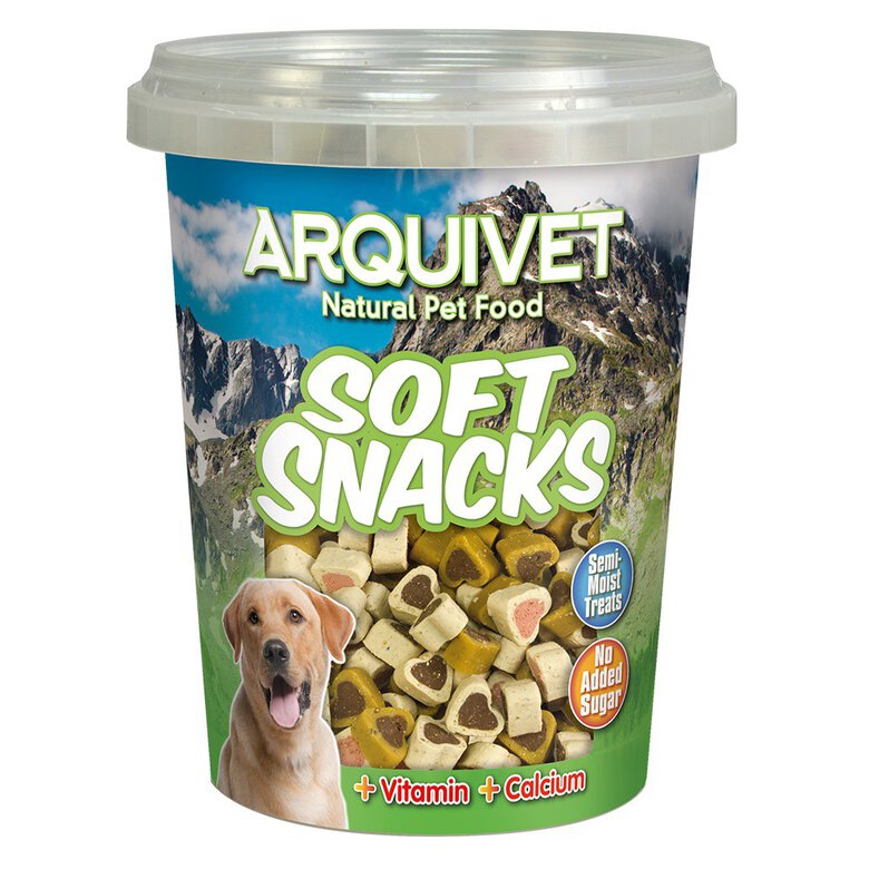 Corazones soft snacks mix Arquivet para perros sabor Arroz, Cordero, Pollo y Salmón, , large image number null