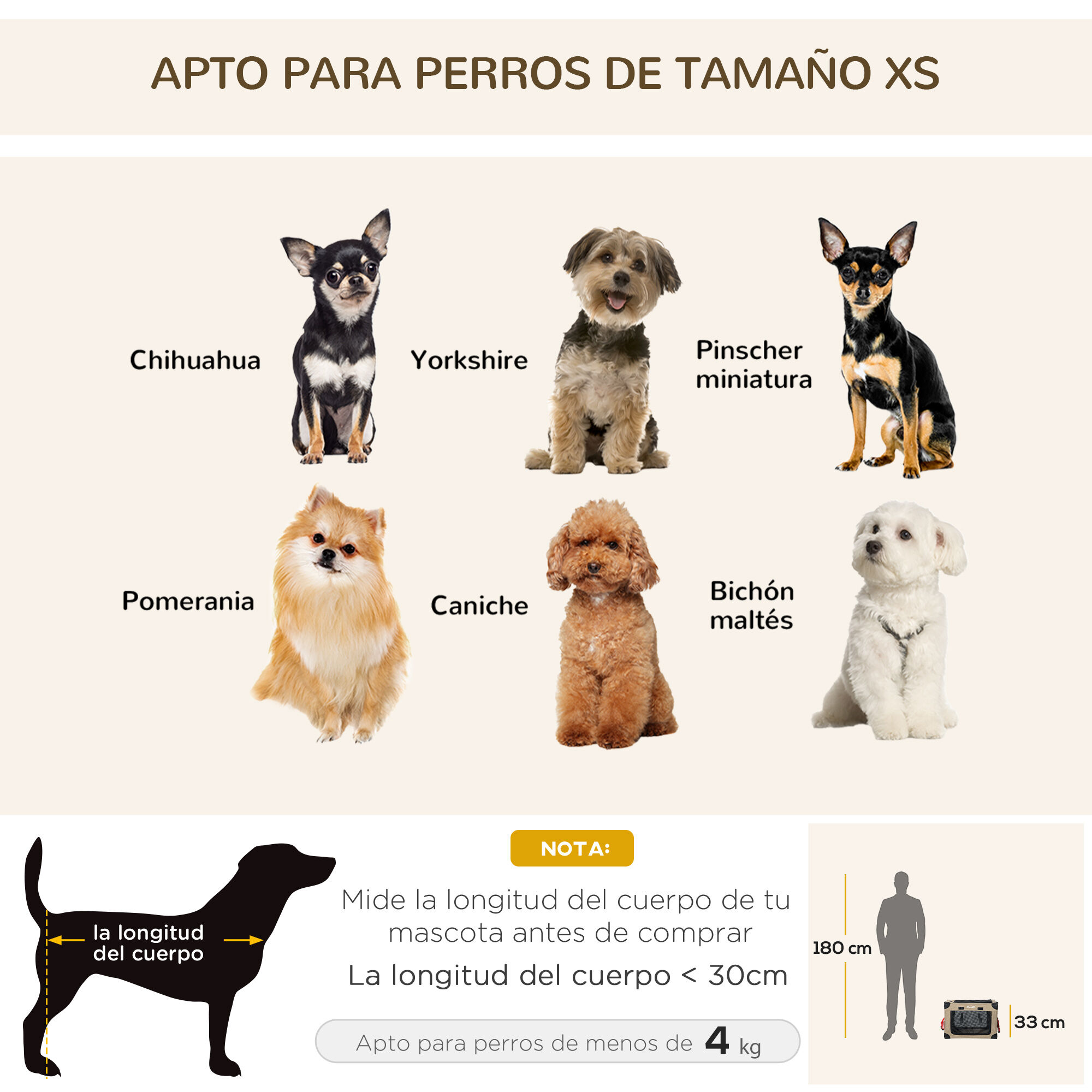 PawHut Transport&iacute;n Mochila para Gatos Perros Peque&ntilde;os, , large Imagen numero 4
