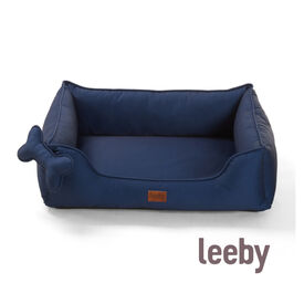 Leeby cama viscoelástica azul para perros