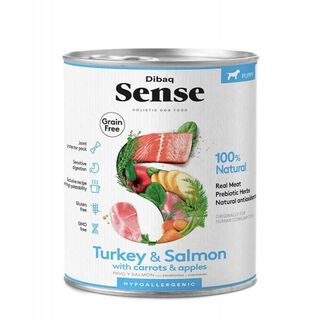 Pienso Dibaq Sense Grain Free para perros cachorros sabor Salmon y Pavo