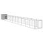 vidaXL Caseta perro corral acero galvanizado gris claro 110x1017x110cm, , large indicador imagen numero 5